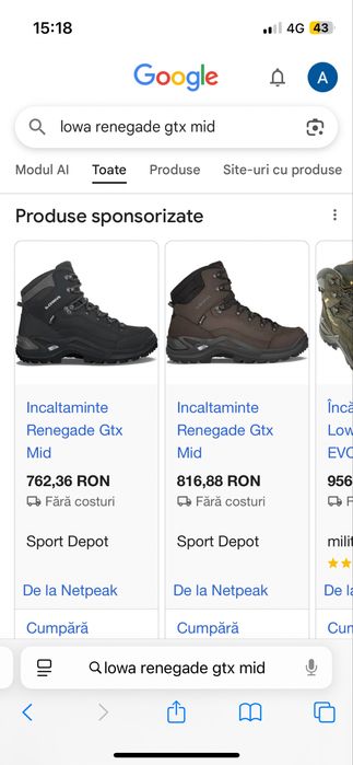 Ghete lowa / bocanci lowa