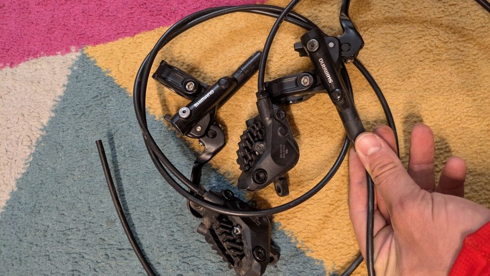 Shimano M6100 Disc спирачки хидр комплект