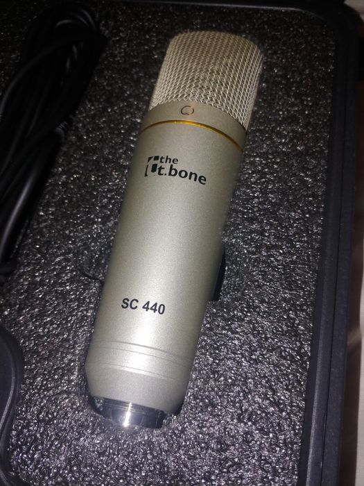 PRET FIX NOU Microfon studio t.bone SC 440 USB condensator