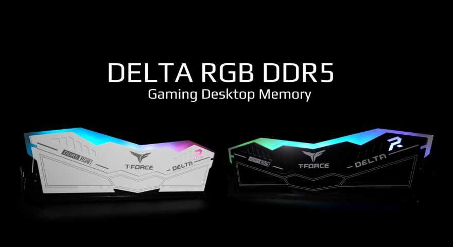 32GB, DDR5, Team Group T-Force DELTA RGB 2x16, 6400 mhz, Sigilat