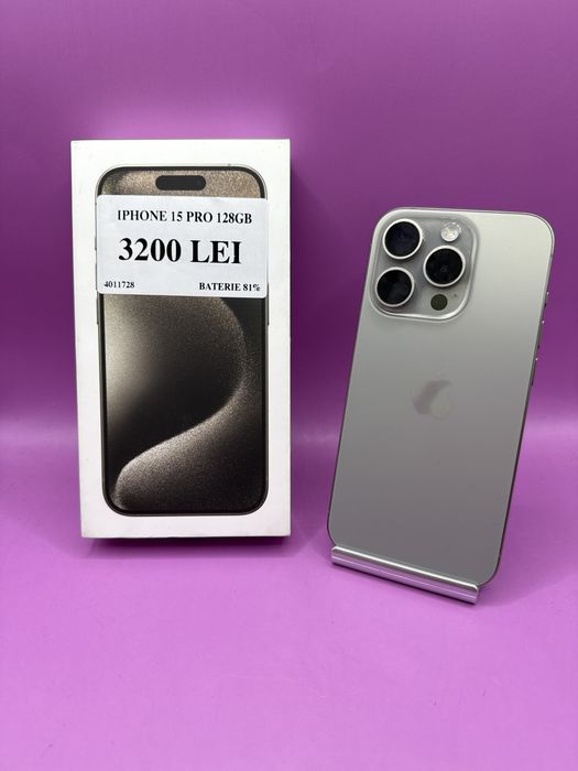 Iphone 15 Pro 128gb •Matei Amanet Crangasi•40117