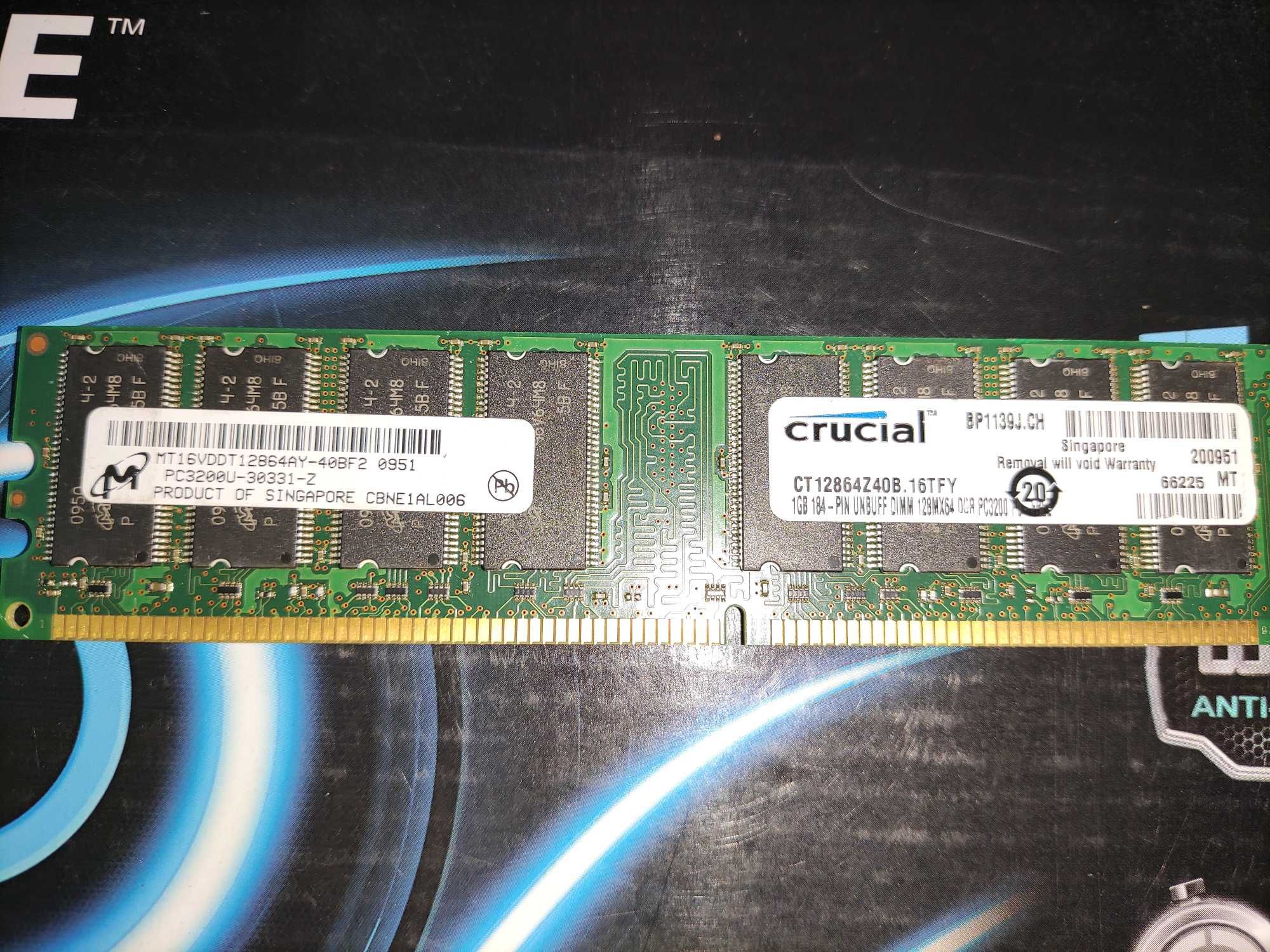 Ram pc DDR1 DDR2 1/2 GB
