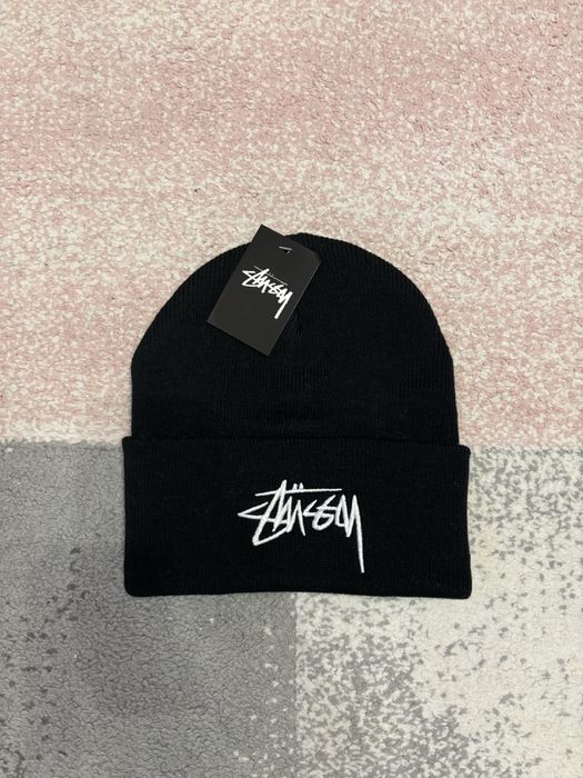 Stussy черна шапка