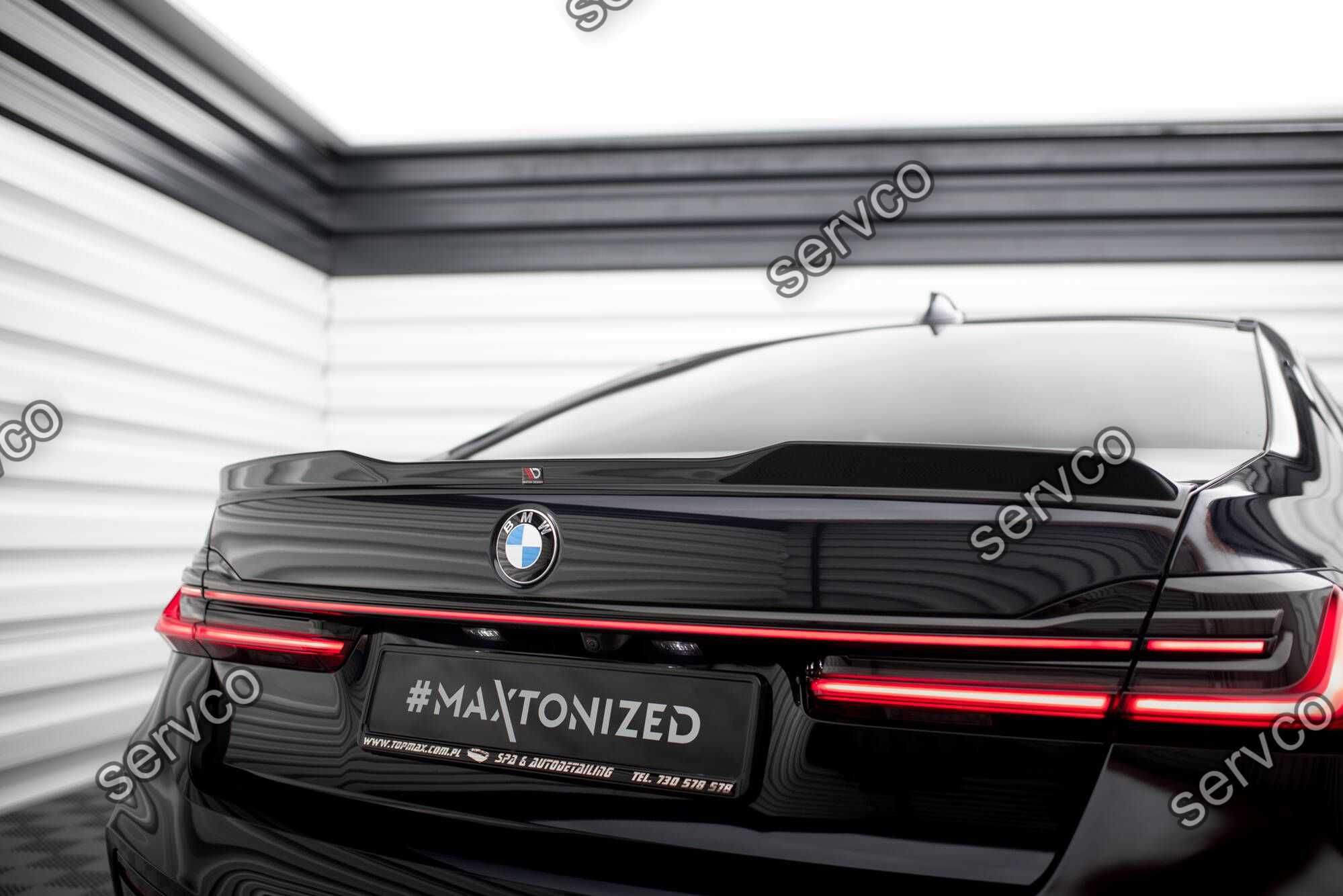 Eleron spoiler cap Bmw Seria 7 G11 M-Pack 2015-2022 v2 - Maxton Design