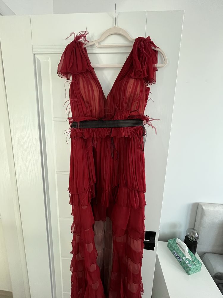 Rochie matase naturala, model Norina Stoica
