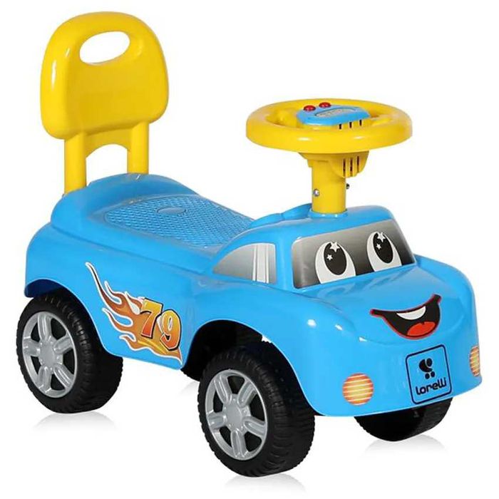 Кола за яздене Lorelli My Friend ride on Синя Бяла НОВА