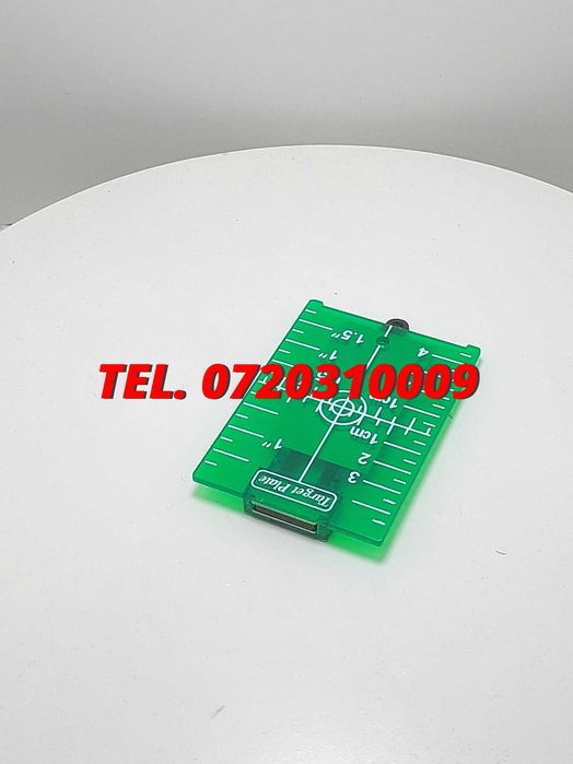 Placa Tinta Pentru Nivele Laser Plastic Verde Neo