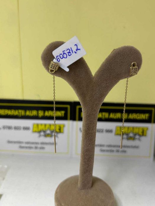 cercei aur 1.19gr 14k (m3) staramanet