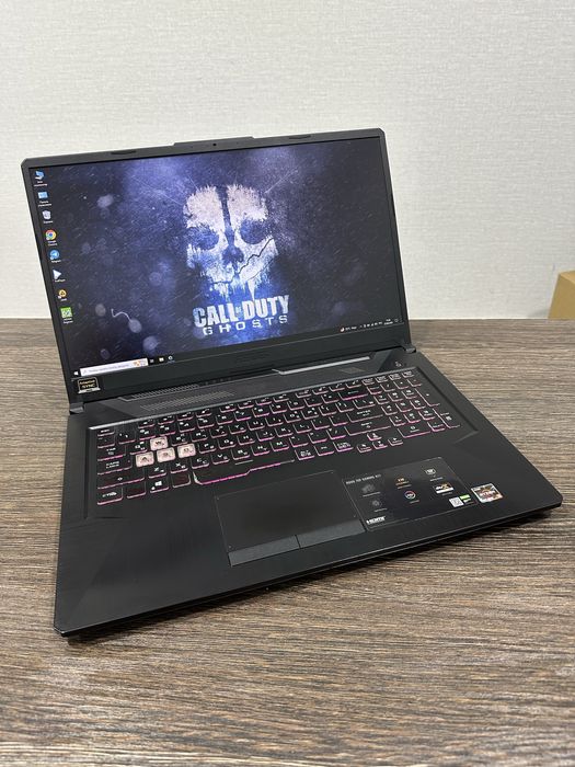 мощный 12-яденый ноутбук Asus Tuf Gaming F17, 1650 Ti 4Gb