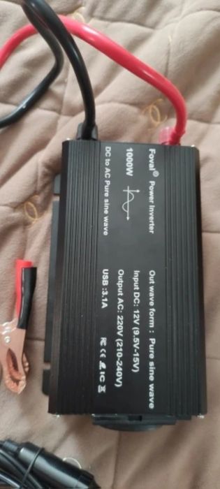 Vand Invertor cu undă sinusoidală pură DC 12V la AC 220V-240V/1000W