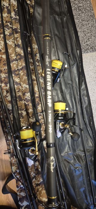 Set pescuit -3 lansete + mulineta