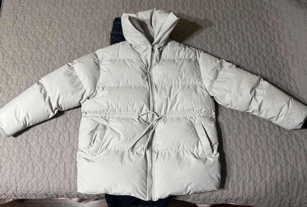 зимняя куртка серая