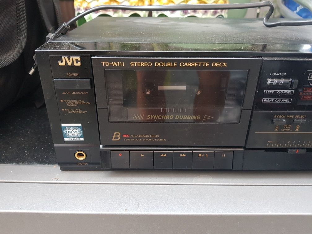 Vand dubluradiocasetofon JVC