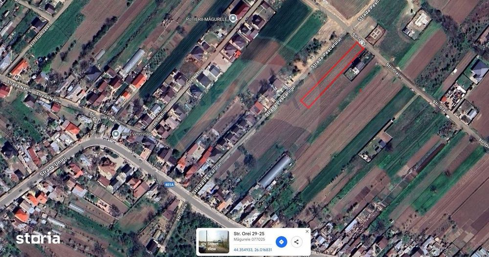 Teren Intravilan generos de 2000mp in Magurele