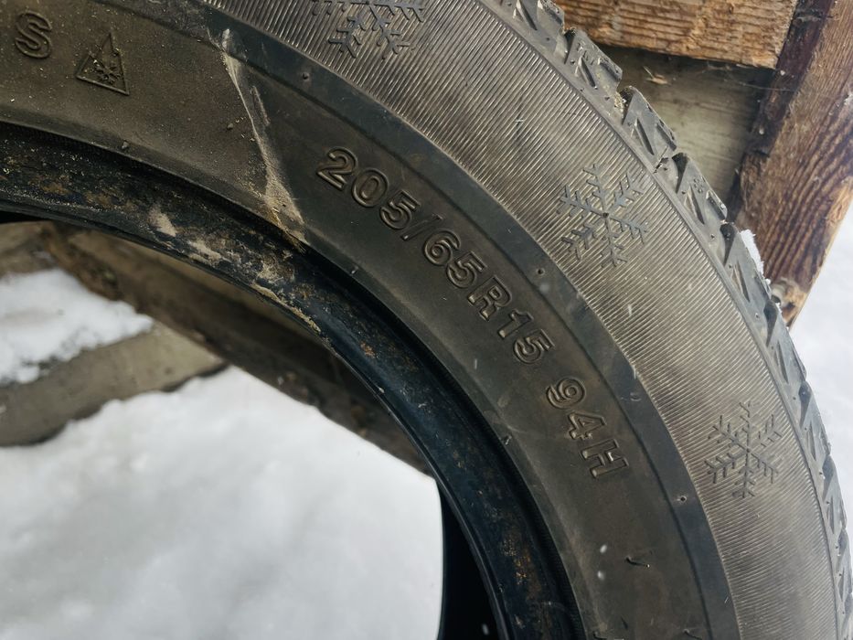 зимние резины 205/65/15