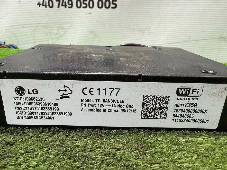 MODUL WI-FI OPEL CORSA E 2015 1.4 TURBO BENZINA Hatchback COD OEM 39017359 2012-2019