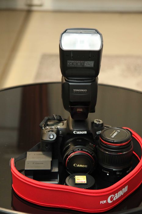 Body Canon 77D+2 obiective+blit