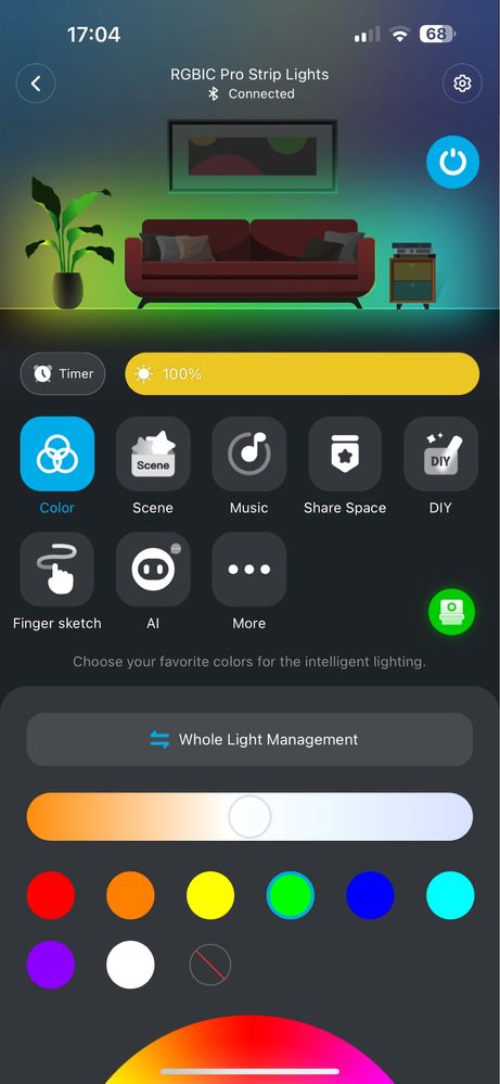ЧИСТО НОВА Smart Wi-Fi LED светеща рамка за картина LEGO