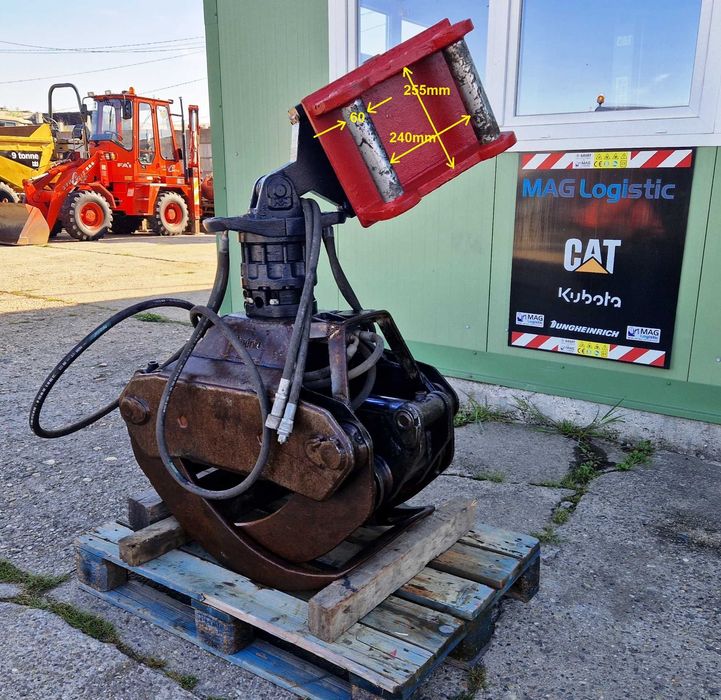 graifer rotativ hidraulic excavator 18 - 24 tone