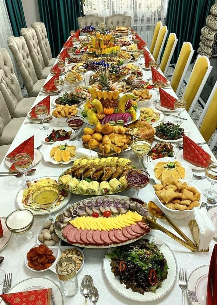 Кейтеринг. Кудайы тамак, Кудалык, Узату, Банкет.
