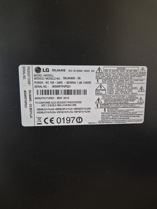 Televizor LG smart /fullhd diagonala 138 cm