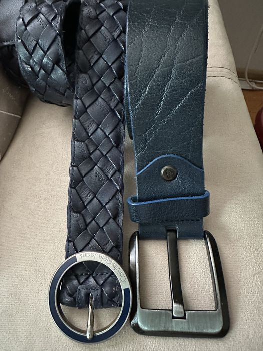 Дамски колан естествена кожа/calvin klein/ rino