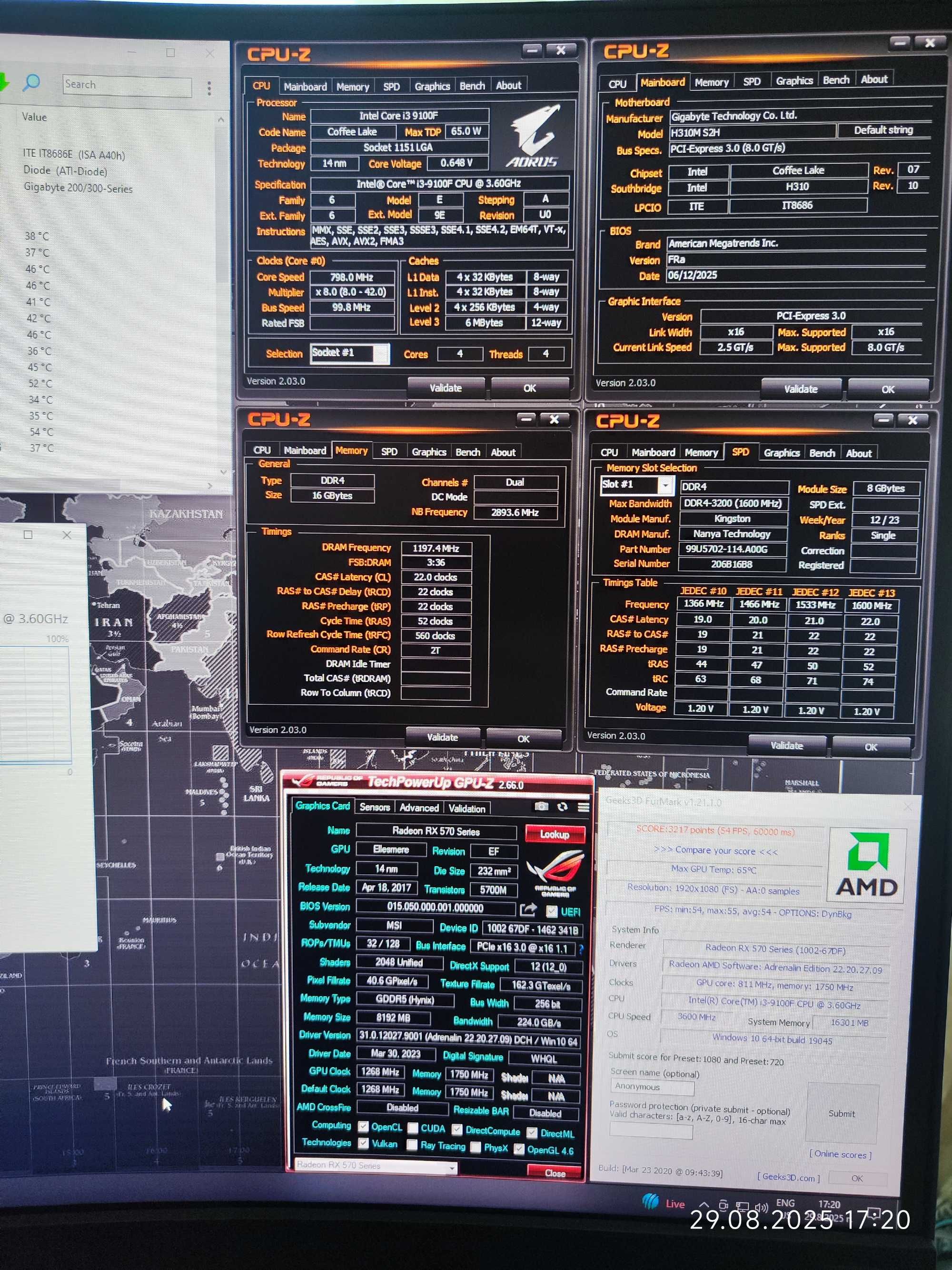 Геймърски i3 9100f, RX 570 8GB, RAM 16GB DDR4, SSD 240GB