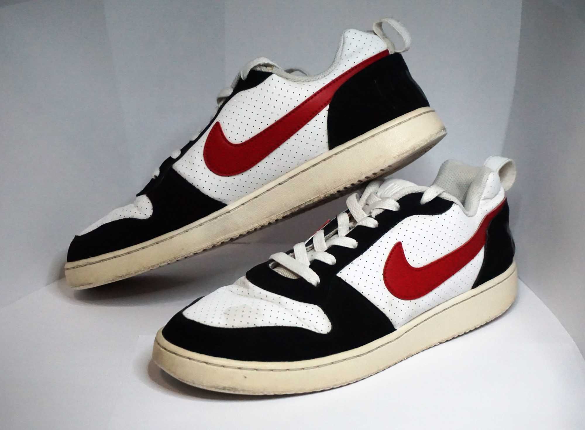 Nike Court Borough Low - Black University Red White - 44 - 28 cm