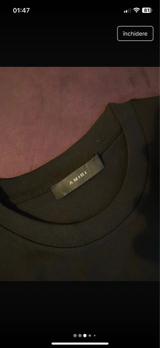 Tricou Amiri Negru