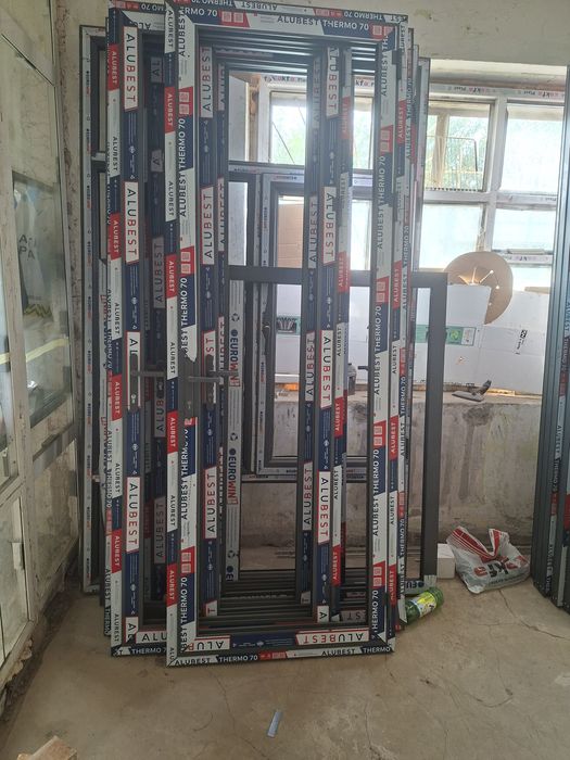 Akfa va boshqa turdagi plastik va alyumin rom, eshiklari