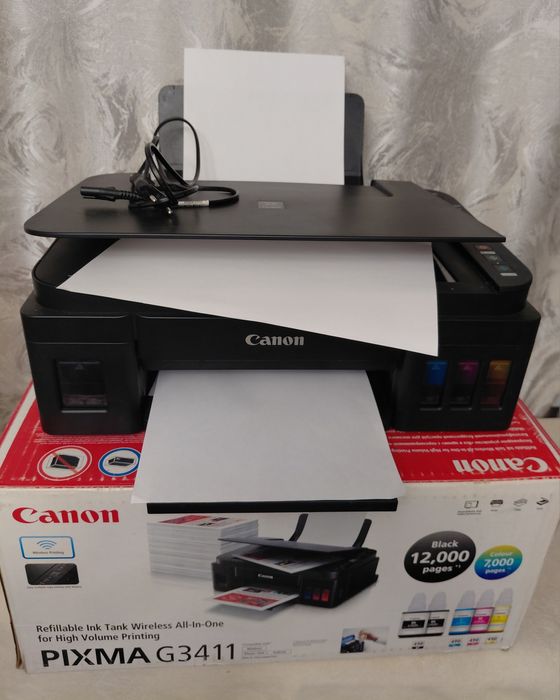 Принтер Canon Pixma G3411.3в 1. Принтер Canon G 3411.