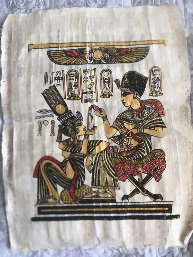 Папирус картина из Египта