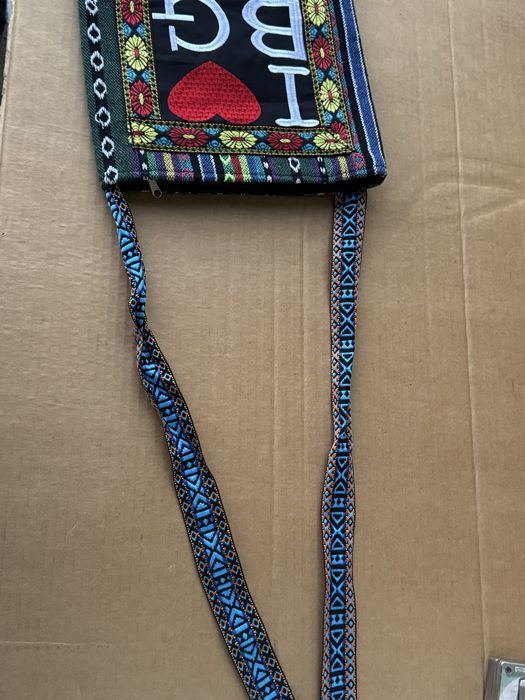 Сувенирна чанта от плат с традиционни български мотиви