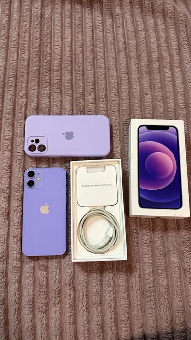 Продаю : Iphone 12 mini purple , 64гб , 74% аккумулятор