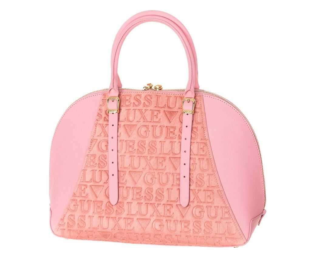 Розова чанта Guess Lux