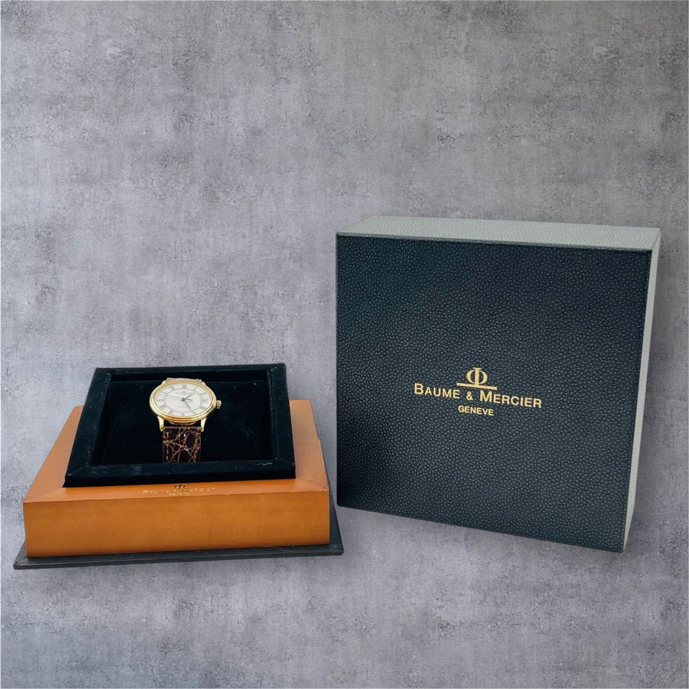 Baume & Mercier Classima automatic solid gold 18k мъжки дрес часовник