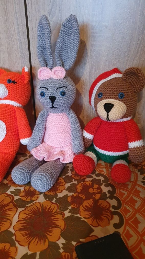 Детски играчки ръчно плетени
