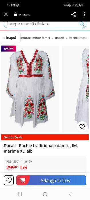 Vand rochie noua, fara eticheta