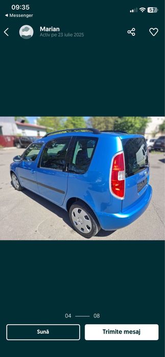 Se vinde Skoda Roomster