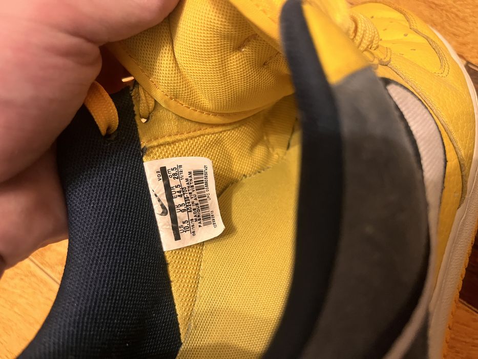 Air force 1 amarillo yellow/blue