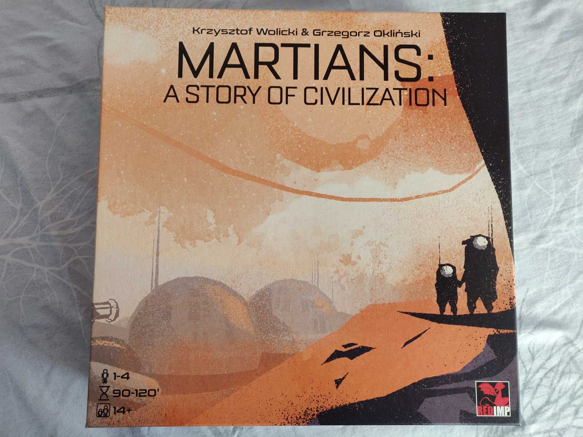 Martians: A Story of Civilization Kickstarter. Boardgame joc societate