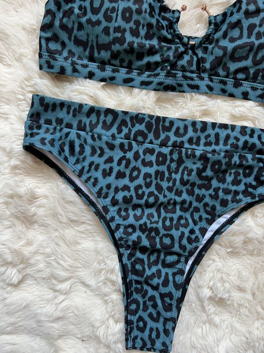Costum de baie leopard print