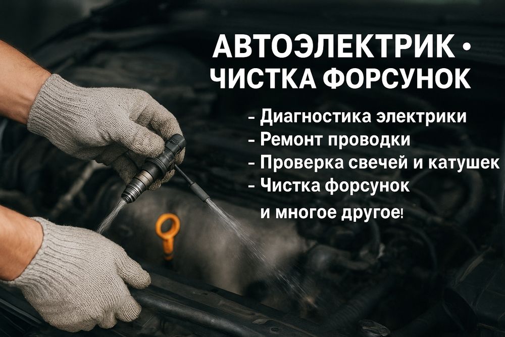 12/7.Автоэлектрик,диагност.ЧИСТКА,Промывка ФОРСУНК и ПЕЧКИ