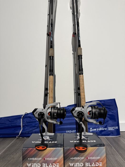 Set 2 Lansete Feeder WindBlade TFD 7 3.60 + 2 Muliete HS 6000
