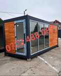 Container modular tip birou, vestiar, grup sanitar, magazin  7 x 2.40m
