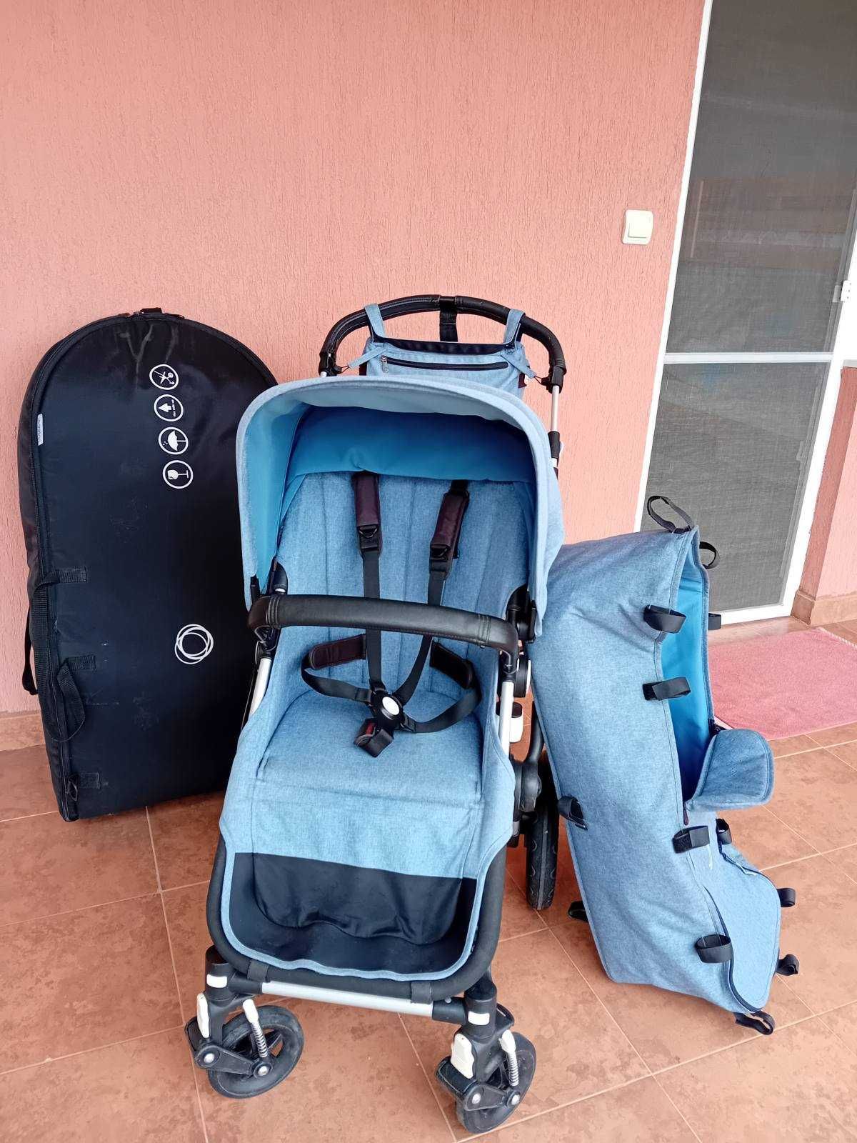 Детска количка Bogaboo със зимен и летен кош