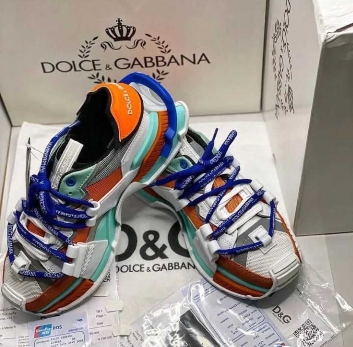 *Premium* Adidasi/sneakers barbat Dolce & Gabbana Space Multicolor D&G
