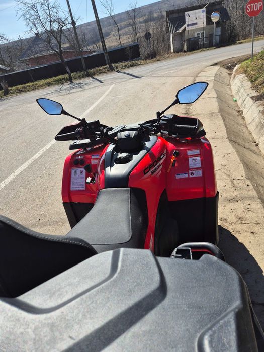 Vand atv cf moto 520l  2024 cu servodirectie numar negru