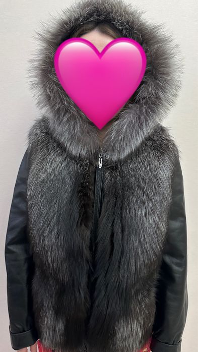 Куртка/жилетка чернобурка