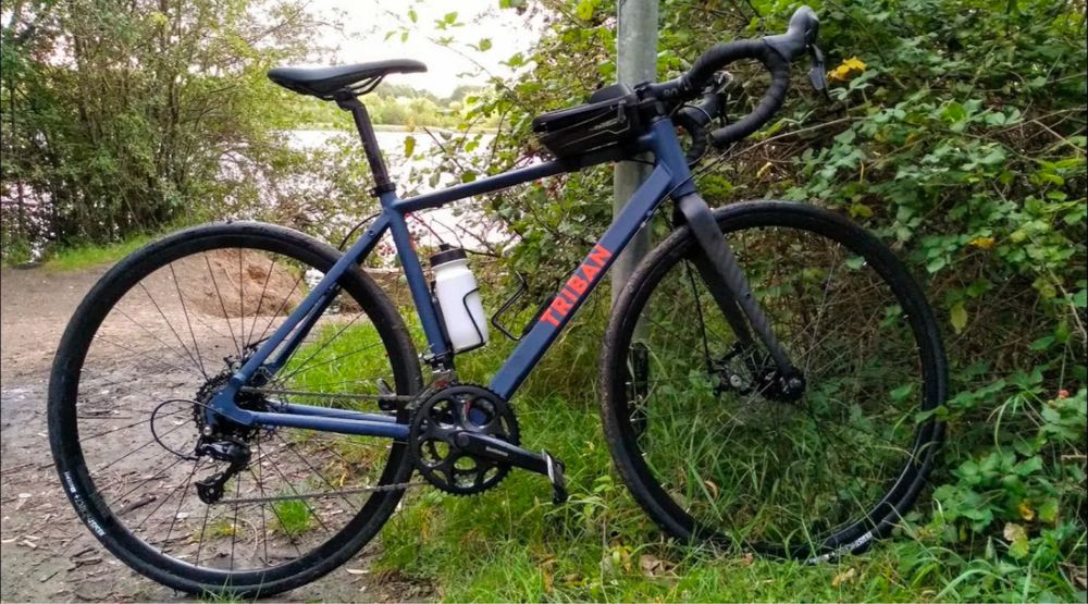 Шоссейный велосипед triban rc 120